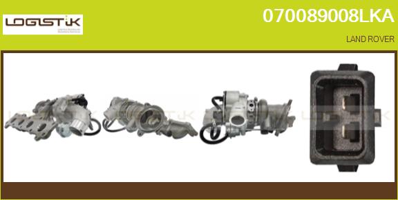 Turbocompresseur, suralimentation LGK 070089008LKA