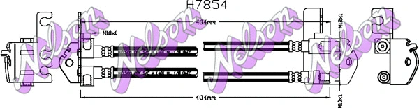 Flexible de frein KAWE H7854