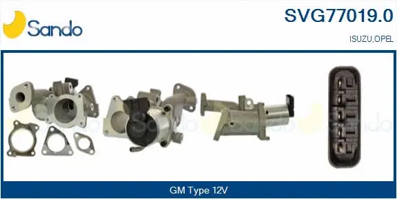Vanne EGR SANDO SVG77019.0