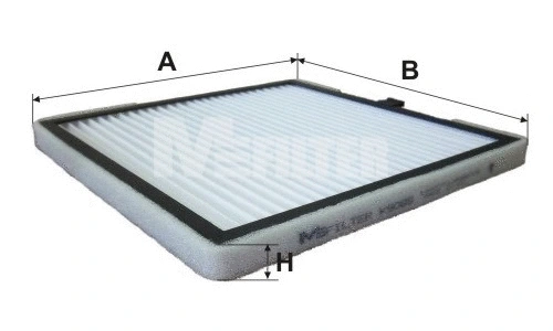 Filtre, air de l'habitacle MFILTER K 9088