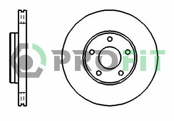 Disque de frein PROFIT 5010-1222