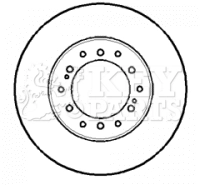 Disque de frein KEY PARTS KBD5111