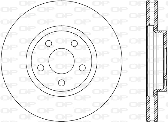 Disque de frein OPEN PARTS BDA2788.20