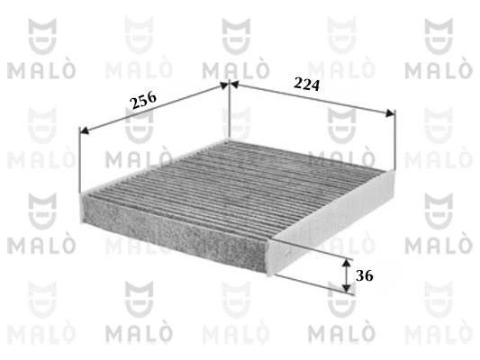 Filtre, air de l'habitacle AKRON-MALÒ 1532002