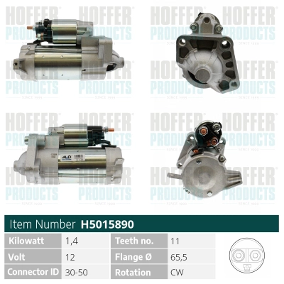 Démarreur HOFFER H5015890G