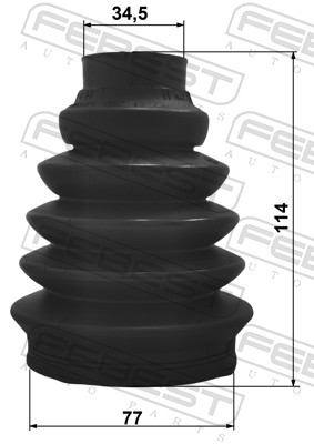 Jeu de joints-soufflets, arbre de commande FEBEST 2517P-C3