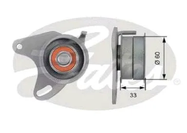 Poulie de tension, courroie crantée GATES-SEA T41050