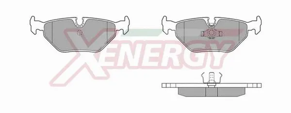 Kit de plaquettes de frein, frein à disque AP XENERGY X40386