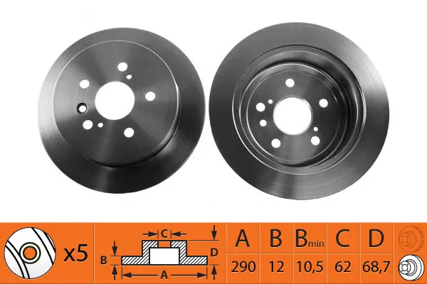 Disque de frein SB BR21147