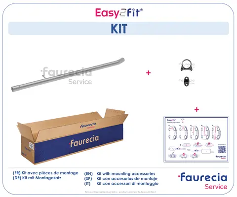Tuyau d'échappement Faurecia FS16062