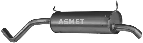 Silencieux arrière ASMET 10.048