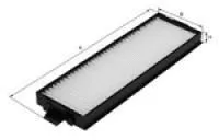 Filtre, air de l'habitacle UNIFLUX FILTERS XC274