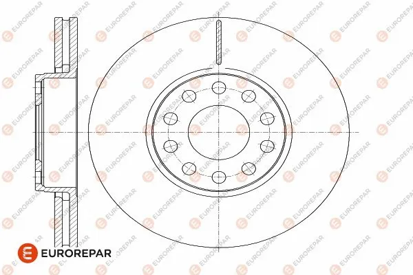 Disque de frein EUROREPAR 1642750180