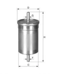 Filtre à carburant UNIFLUX FILTERS XB312