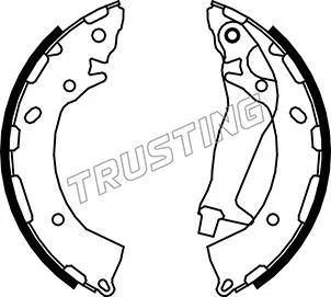 Jeu de mâchoires de frein TRUSTING 046.225