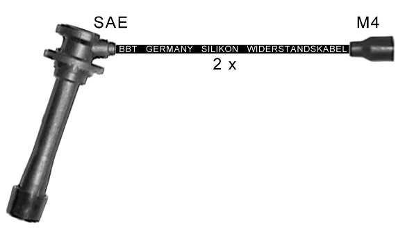 Kit de câbles d'allumage BBT ZK1791