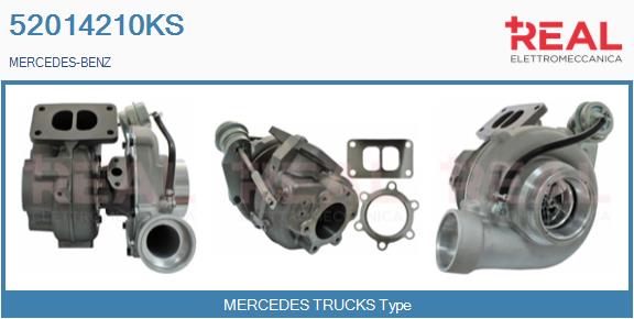 Turbocompresseur, suralimentation REAL 52014210KS