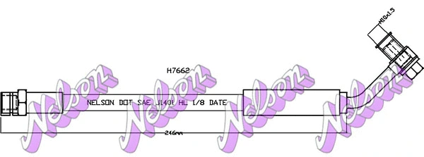 Flexible de frein KAWE H7662