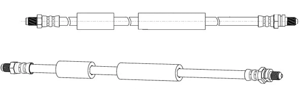 Flexible de frein CEF 511562