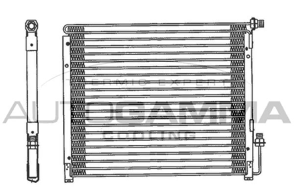 Condenseur, climatisation AUTOGAMMA 101761