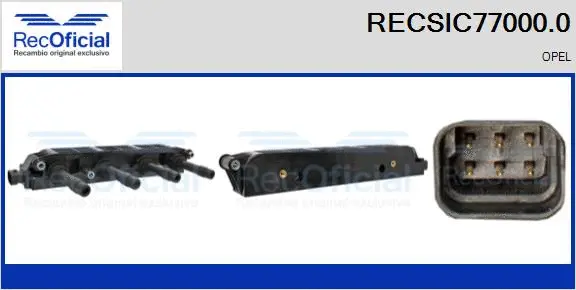 Bobine d'allumage RECOFICIAL RECSIC77000.0