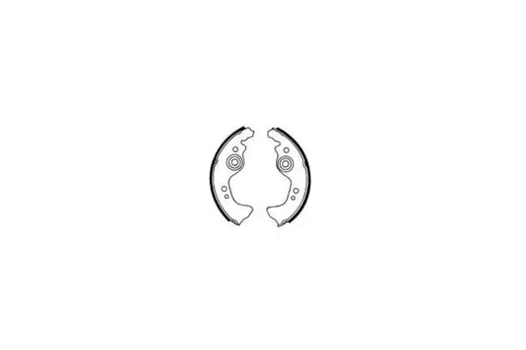 Jeu de mâchoires de frein E.T.F. 09-0028