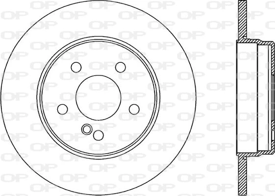 Disque de frein OPEN PARTS BDR1861.10