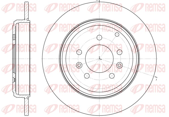 Disque de frein REMSA 6330.00