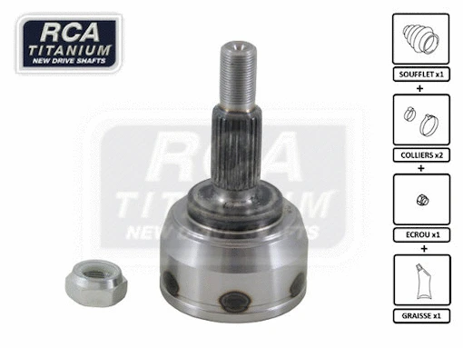 Jeu de joints, arbre de transmission RCA FRANCE RE89A