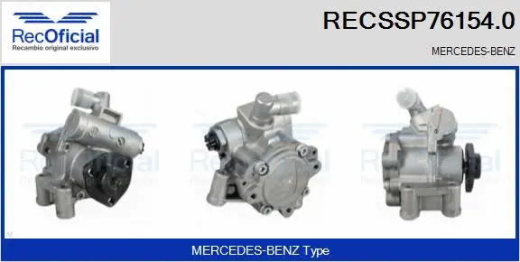 Pompe hydraulique, direction RECOFICIAL RECSSP76154.0