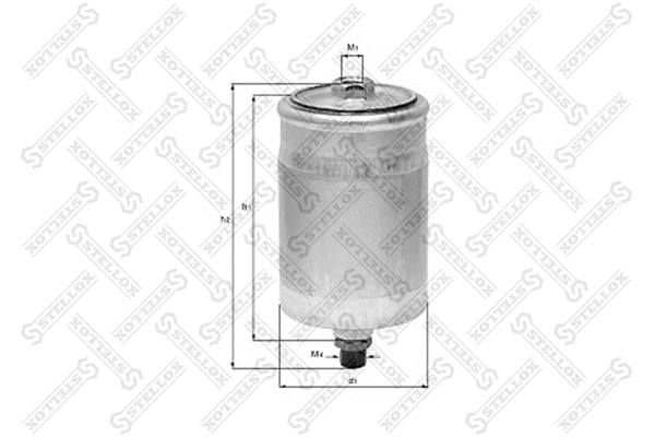 Filtre à carburant STELLOX 21-00019-SX