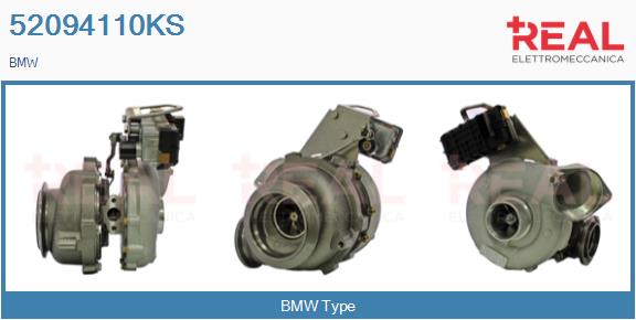 Turbocompresseur, suralimentation REAL 52094110KS