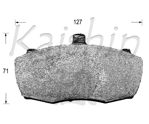 Kit de plaquettes de frein, frein à disque KAISHIN FK10099