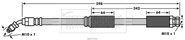 Flexible de frein BORG & BECK BBH7904