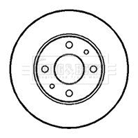 Disque de frein BORG & BECK BBD4915