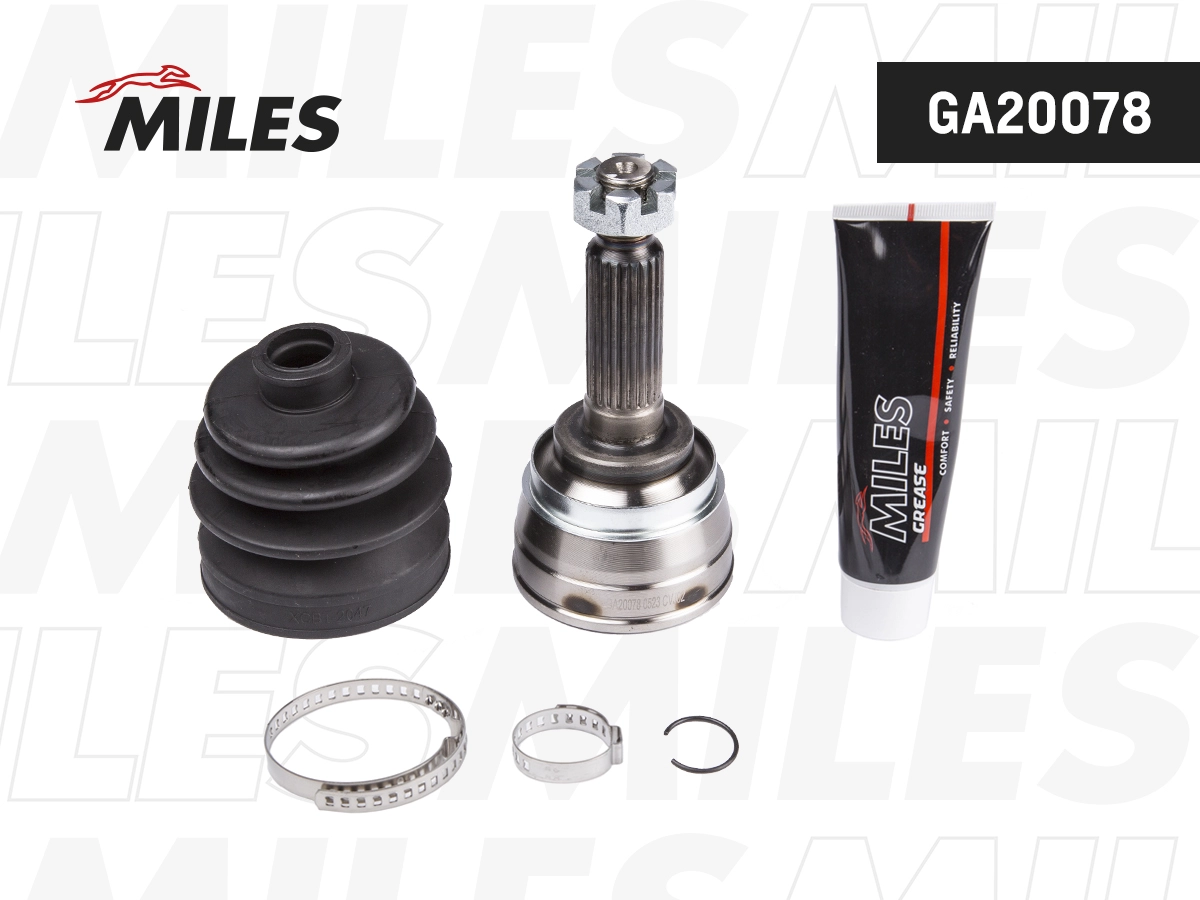 Jeu de joints, arbre de transmission MILES GA20078