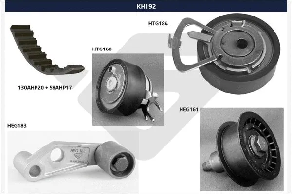 Kit de courroie crantée HUTCHINSON KH 192