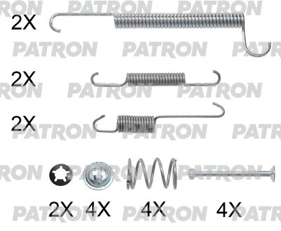 Kit d'accessoires, mâchoire de frein PATRON PSRK0125