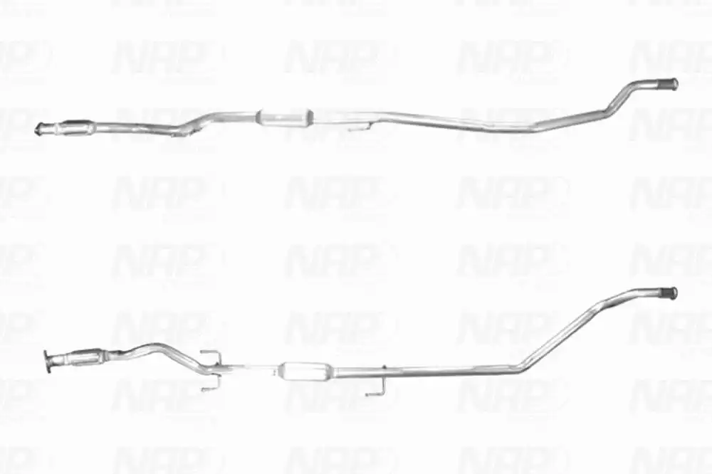 Tuyau d'échappement NAP carPARTS GmbH CAC10656