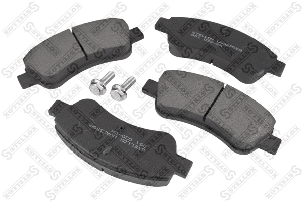 Kit de plaquettes de frein, frein à disque STELLOX 851 030-SX