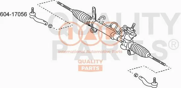 Rotule de barre de connexion IAP QUALITY PARTS 604-17056