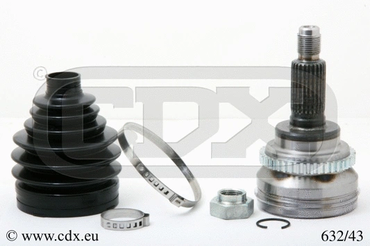 Jeu de joints, arbre de transmission CDX 632/43