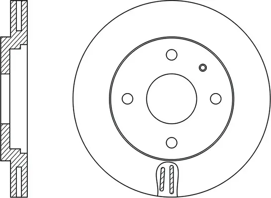 Disque de frein FIT FR0141V