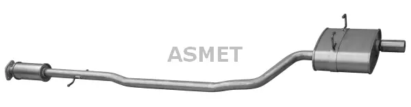 Silencieux arrière ASMET 12.025