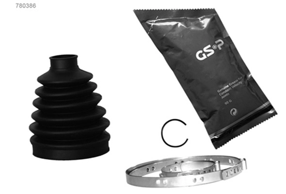 Jeu de joints-soufflets, arbre de commande GSP-BR 780386