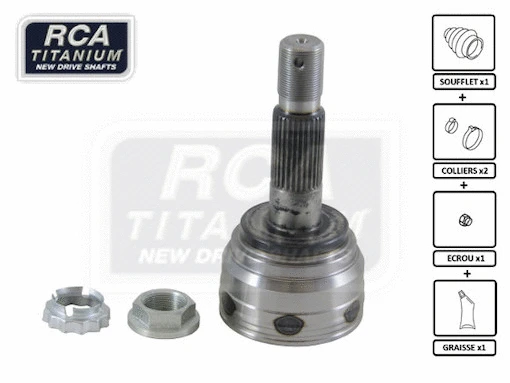 Jeu de joints, arbre de transmission RCA FRANCE TO114