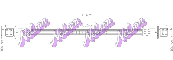 Flexible de frein KAWE H1479