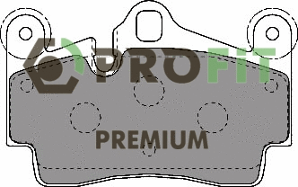 Kit de plaquettes de frein, frein à disque PROFIT 5005-1627