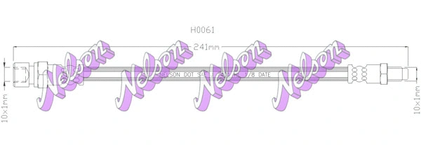 Flexible de frein KAWE H0061