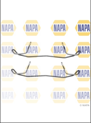 Kit d'accessoires, plaquette de frein à disque NAPA NFK1351